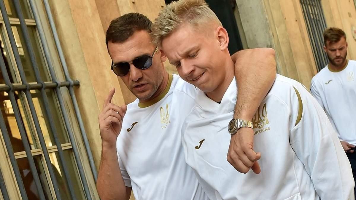 Шевченко та Зінченко / фото УАФ