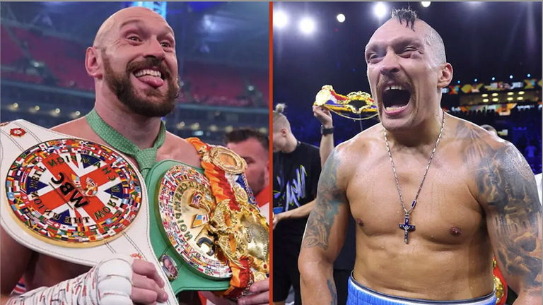 Ф'юрі та Усик / фотоколаж із соцмереж Ф'юрі та Усик / фотоколаж із соцмереж