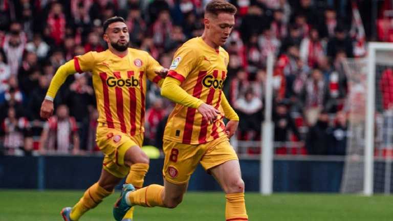 Кастельянос и Цыганков / Фото ФК Жирона. Кастельянос и Цыганков / Фото ФК Жирона.