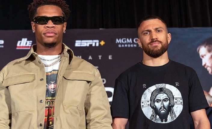 Ломаченко – Хейні дуель поглядів / фото з відкритих джерел Ломаченко – Хейні дуель поглядів / фото з відкритих джерел