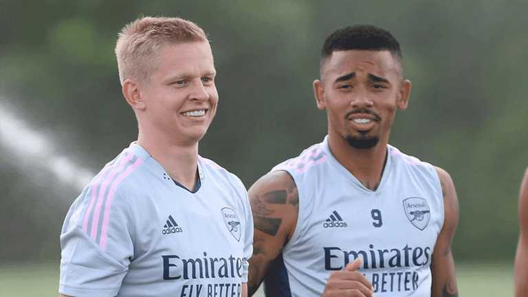 Олександр Зінченко та Габріел Жезус / фото FC Arsenal Олександр Зінченко та Габріел Жезус / фото FC Arsenal