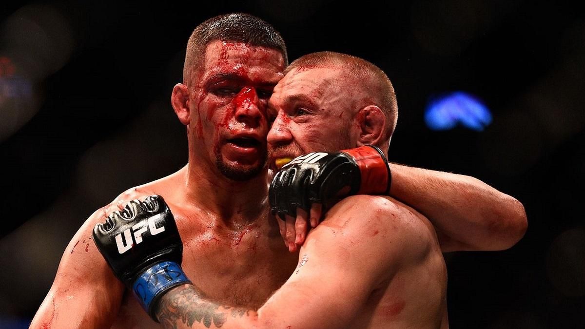 Нейт Діаc – Конор Макгрегор / Фото MMA Fighting Нейт Діаc – Конор Макгрегор / Фото MMA Fighting