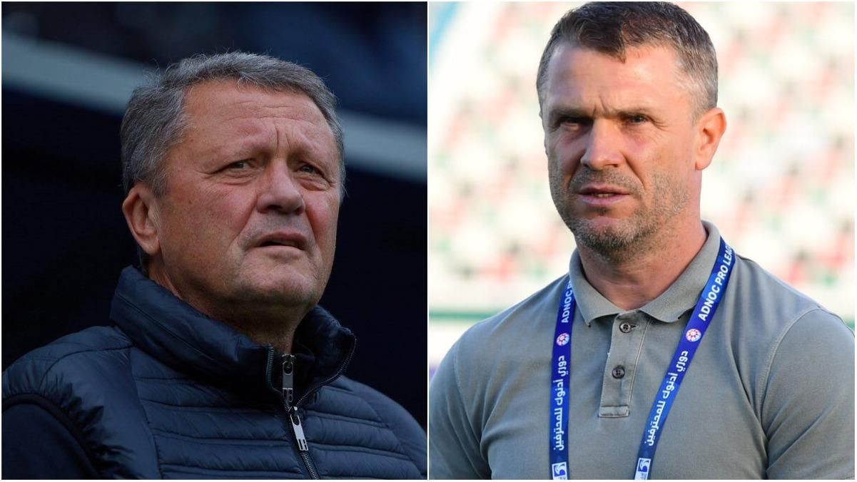 Мирон Маркевич та Сергій Ребров / Колаж Спорт 24 Мирон Маркевич та Сергій Ребров / Колаж Спорт 24