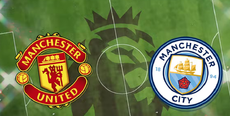 Логотипы МЮ и Ман Сити / Коллаж из открытых источников Логотипы МЮ и Ман Сити / Коллаж из открытых источников