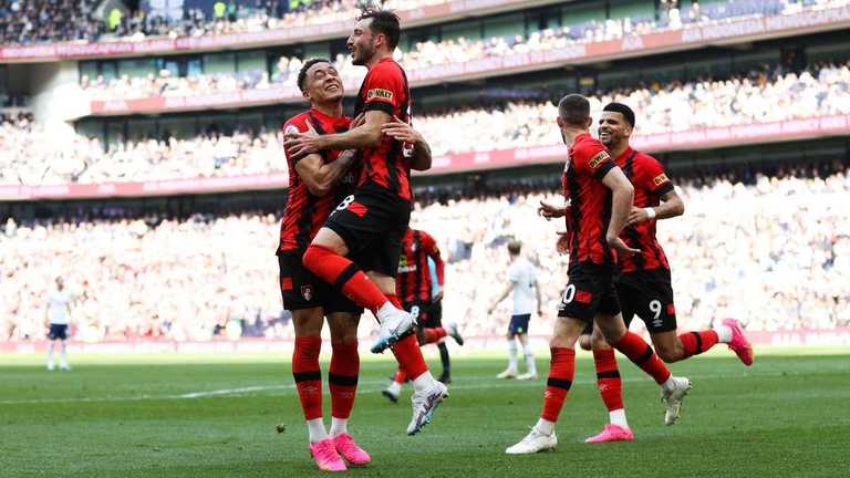 Борнмут переміг Тоттенхем / фото ФК Борнмут Борнмут переміг Тоттенхем / фото ФК Борнмут