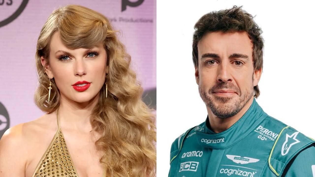 Тейлор Свифт и Фернандо Алонсо / коллаж: Sport 24 Тейлор Свифт и Фернандо Алонсо / коллаж: Sport 24