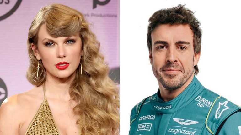 Тейлор Свифт и Фернандо Алонсо / коллаж: Sport 24 Тейлор Свифт и Фернандо Алонсо / коллаж: Sport 24