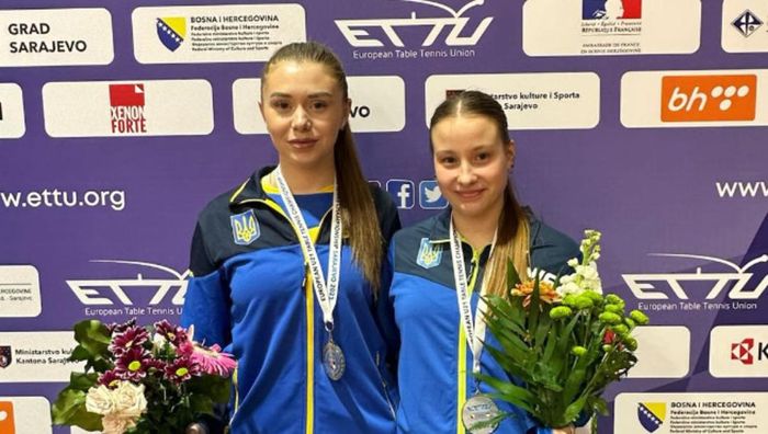 Украинки завоевали серебро чемпионата Европы по настольному теннису