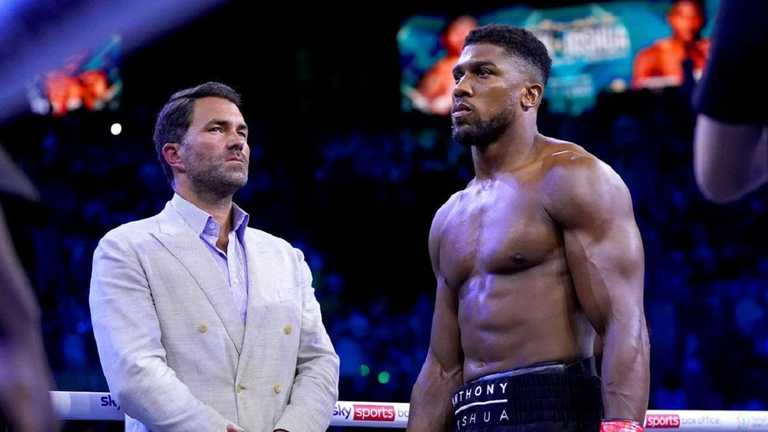 Ентоні Джошуа та Едді Хірн / Фото з відкритих джерел Ентоні Джошуа та Едді Хірн / Фото з відкритих джерел