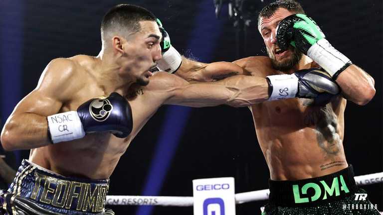 Ломаченко проти Лопеса / фото Top Rank Ломаченко проти Лопеса / фото Top Rank