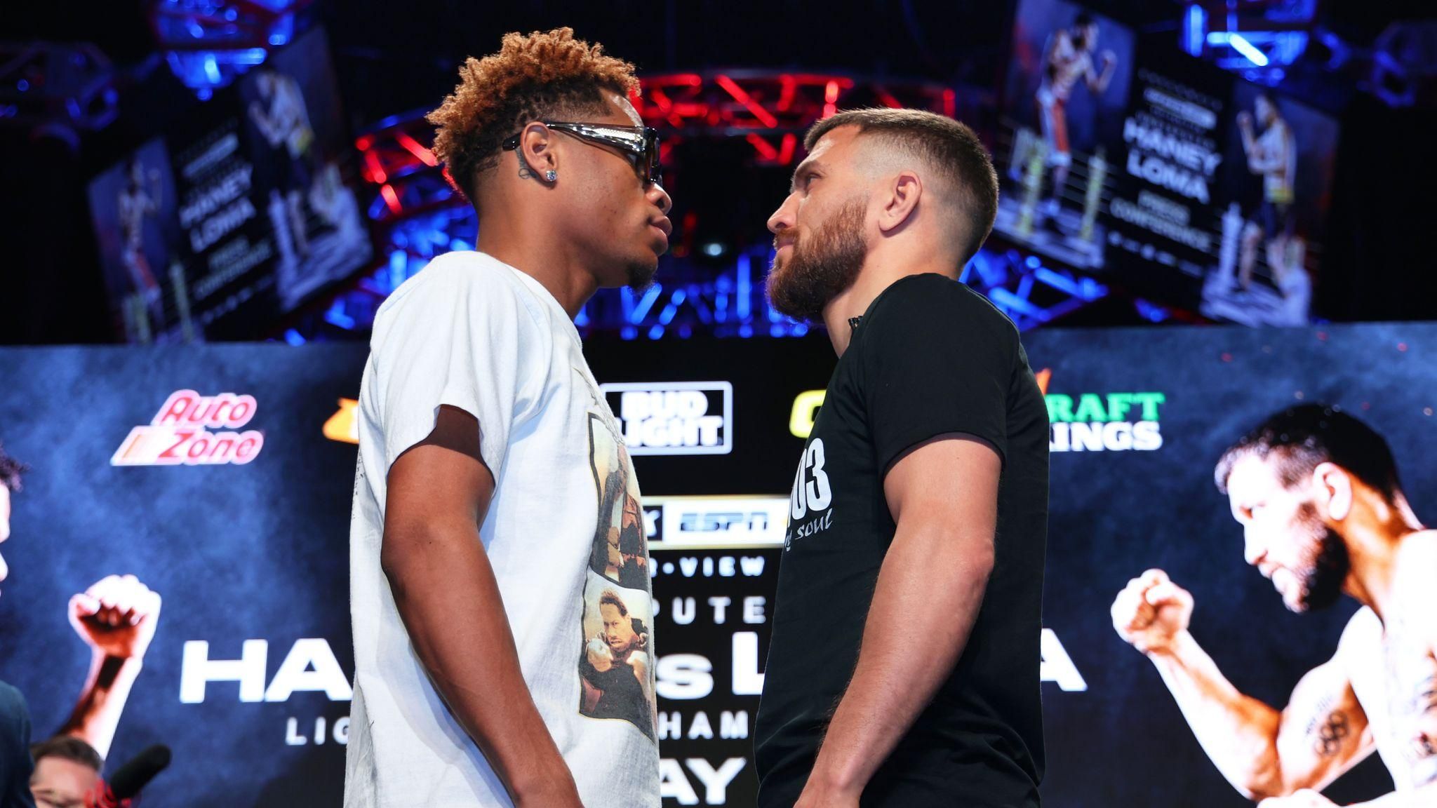 Василь Ломаченко та Девін Хейні / фото: Sky Sports