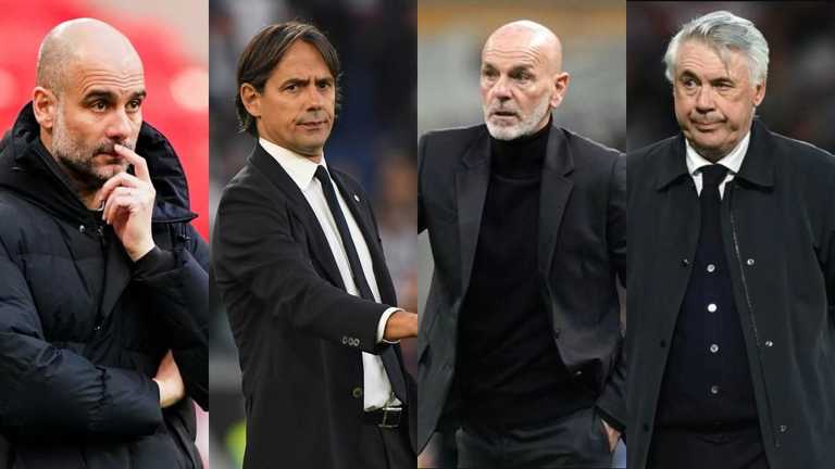 Гвардіола, Індзагі, Піолі, Анчелотті / фото з відкритих джерел Гвардіола, Індзагі, Піолі, Анчелотті / фото з відкритих джерел