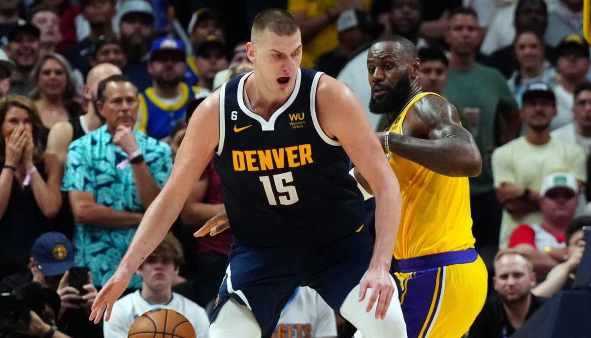 Йокіч проти Джеймса / фото НБА