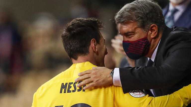 Мессі та Лапорта / фото з відкритих джерел Мессі та Лапорта / фото з відкритих джерел