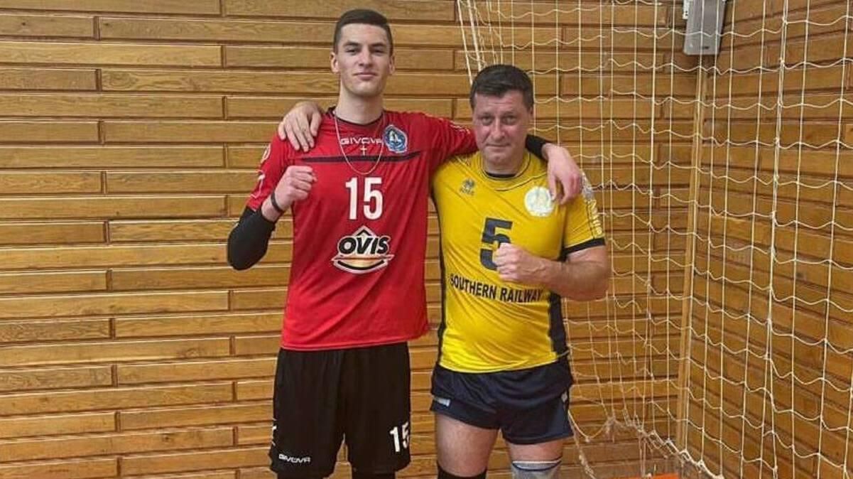 Даніїл Пивоваренко з батьком / фото із соцмереж