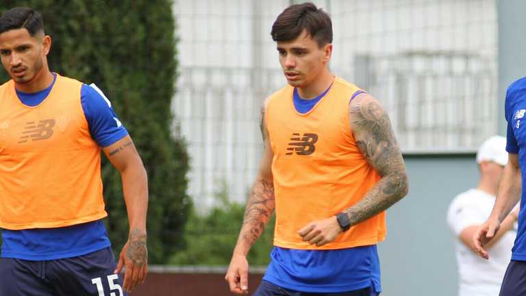 Микола Шапаренко на тренуванні / фото ФК Динамо Микола Шапаренко на тренуванні / фото ФК Динамо