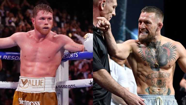 Канело та Макгрегор / колаж Спорт 24 Канело та Макгрегор / колаж Спорт 24