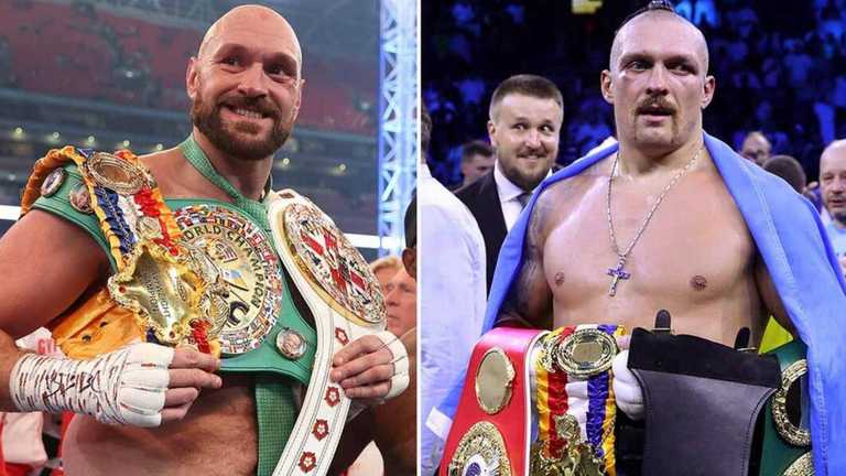 Ф'юрі та Усик / фото Mirror Ф'юрі та Усик / фото Mirror