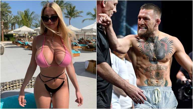 Мария Аррегини и Конор Макгрегор / Коллаж Спорт 24 Мария Аррегини и Конор Макгрегор / Коллаж Спорт 24