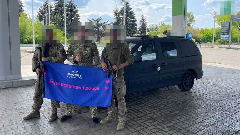 Favbet Foundation передал авто ЗСУ Favbet Foundation передал авто ЗСУ