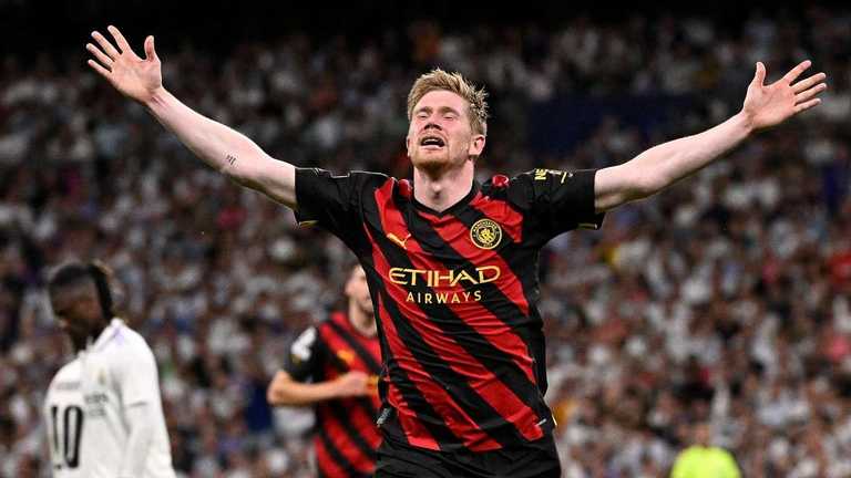 Де Брюйне спас ничью для Манчестер Сити на поле Реала / фото AFP Де Брюйне спас ничью для Манчестер Сити на поле Реала / фото AFP