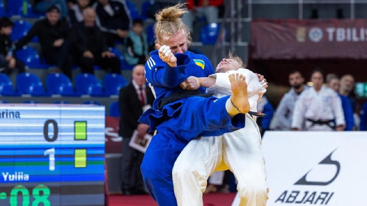 Юлія Гребеножко (ліворуч) / Фото IJF Юлія Гребеножко (ліворуч) / Фото IJF
