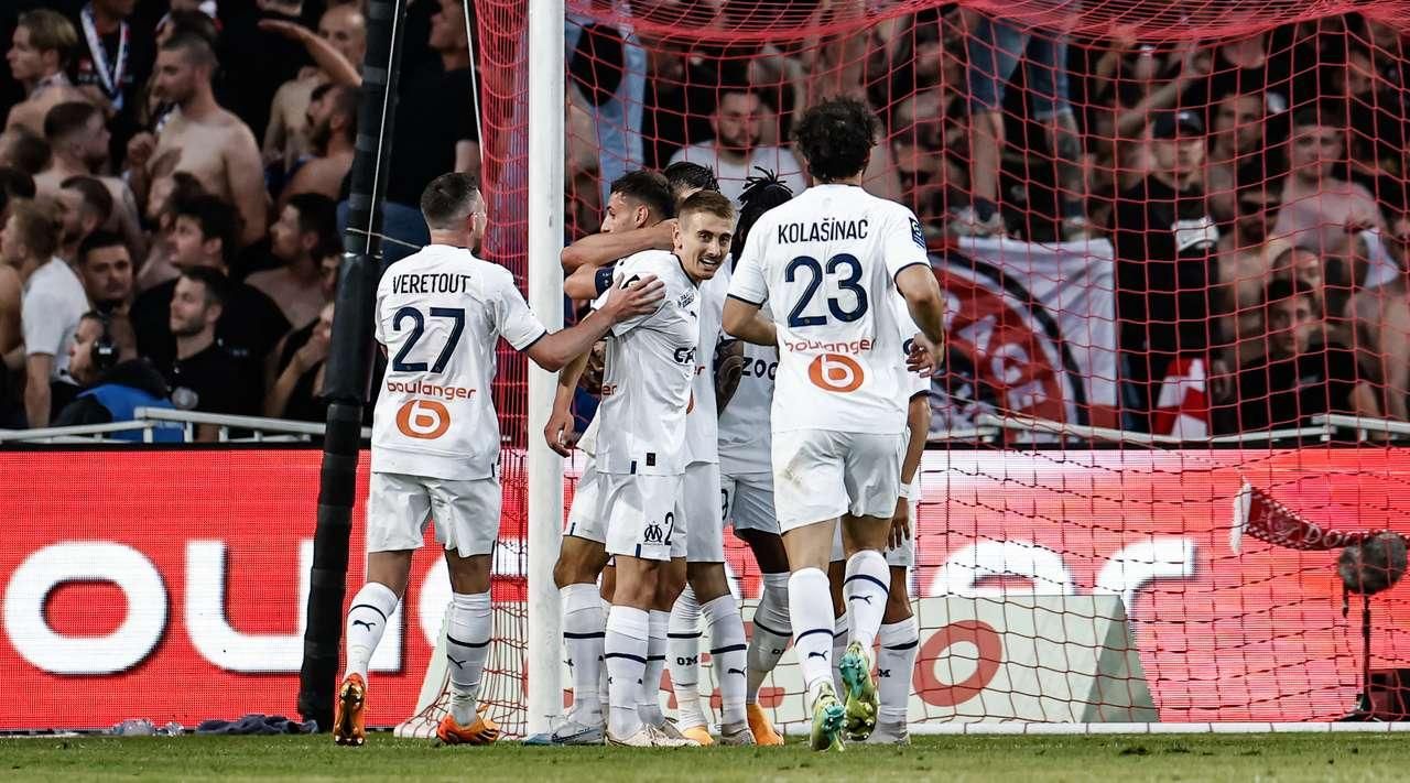 Марсель против Лилля / фото AFP