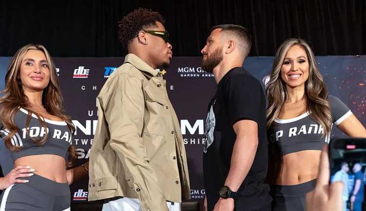 Ломаченко проти Хейні / фото Top Rank Ломаченко проти Хейні / фото Top Rank