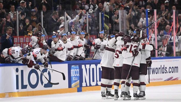 ЧМ-2023: сборная Латвии по хоккею впервые в истории поднялась на подиум, сенсационно одолев США