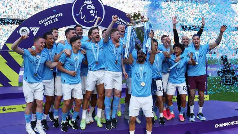 Манчестер Сіті втретє поспіль виграв титул АПЛ / фото EPL Манчестер Сіті втретє поспіль виграв титул АПЛ / фото EPL