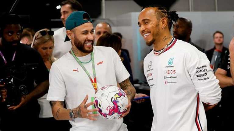 Неймар и Льюис Хэмилтон / Фото DPPI/REX/Shutterstock Неймар и Льюис Хэмилтон / Фото DPPI/REX/Shutterstock