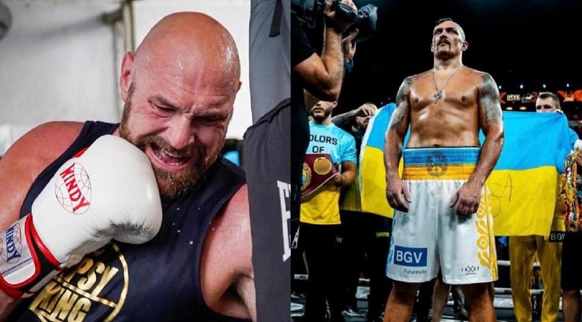 Ф'юрі і Усик / Колаж Fightnews