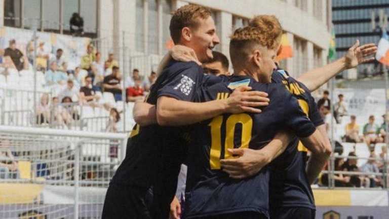 Сборная Украины из сокки / Фото из соцсетей Сборная Украины из сокки / Фото из соцсетей