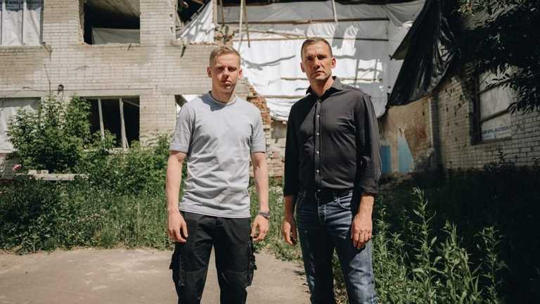 Андрій Шевченко та Олександр Зінченко / Фото United 24 Андрій Шевченко та Олександр Зінченко / Фото United 24