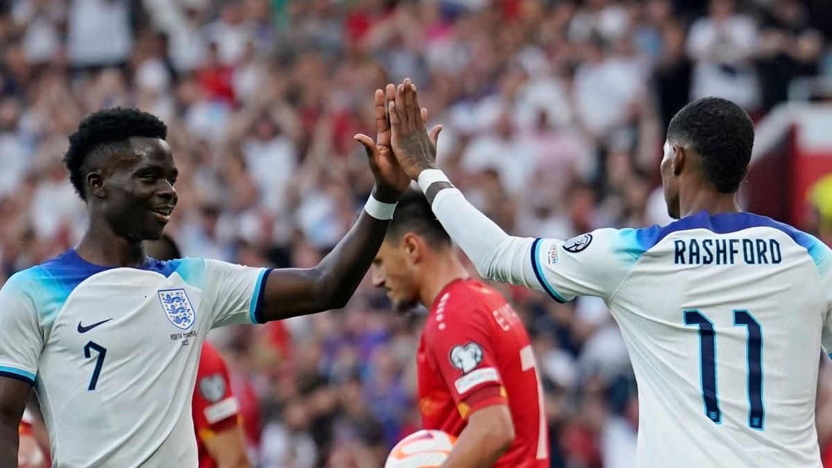 Англия сокрушила Сев. Македония / Фото Sky Sports Англия сокрушила Сев. Македония / Фото Sky Sports