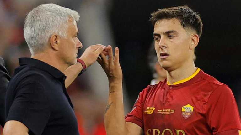 Моурінью та Дибала / Фото УЄФА Моурінью та Дибала / Фото УЄФА