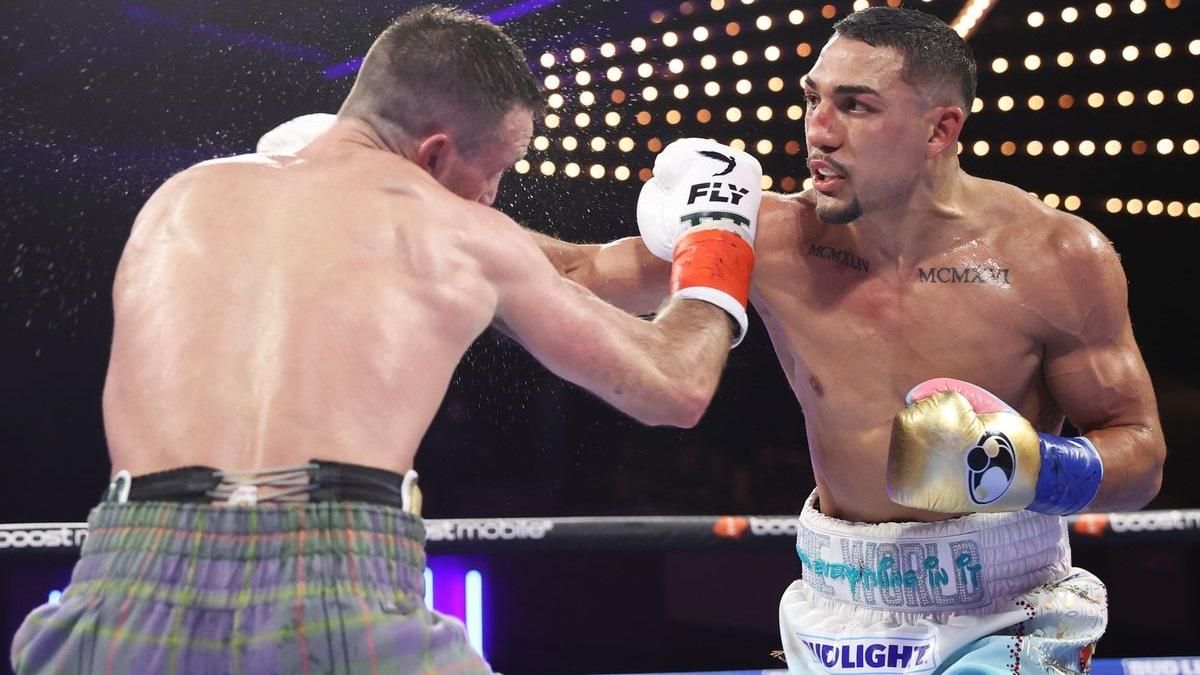 Теофімо Лопес – Джош Тейлор / Фото Top Rank
