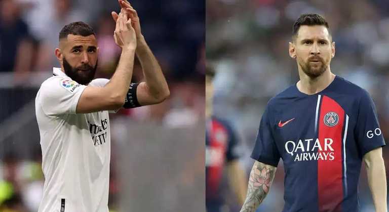 Бензема і Мессі / Колаж Goal.com