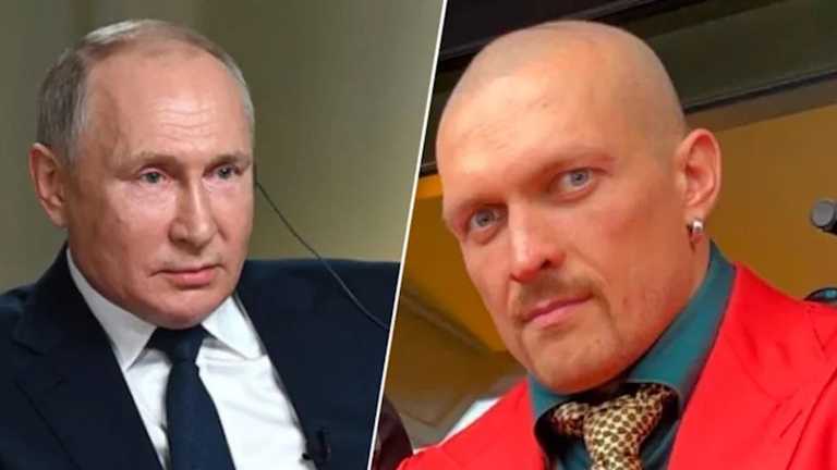 путін та Усик / фотоколаж Сьогодні путін та Усик / фотоколаж Сьогодні