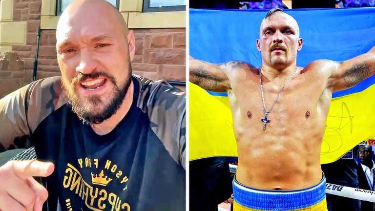 Ф'юрі та Усик / фото з відкритих джерел Ф'юрі та Усик / фото з відкритих джерел