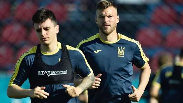 Микола Шапаренко та Андрій Ярмоленко / Фото УАФ Микола Шапаренко та Андрій Ярмоленко / Фото УАФ