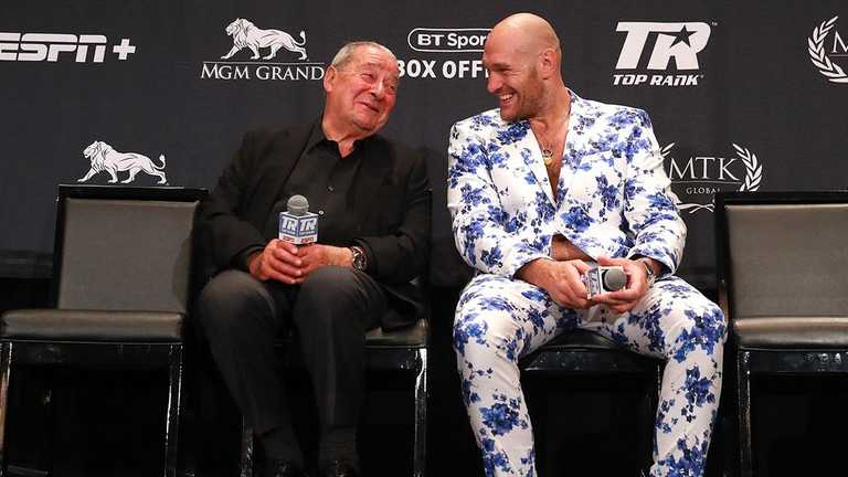 Боб Арум і Тайсон Ф'юрі / Фото Top Rank Боб Арум і Тайсон Ф'юрі / Фото Top Rank