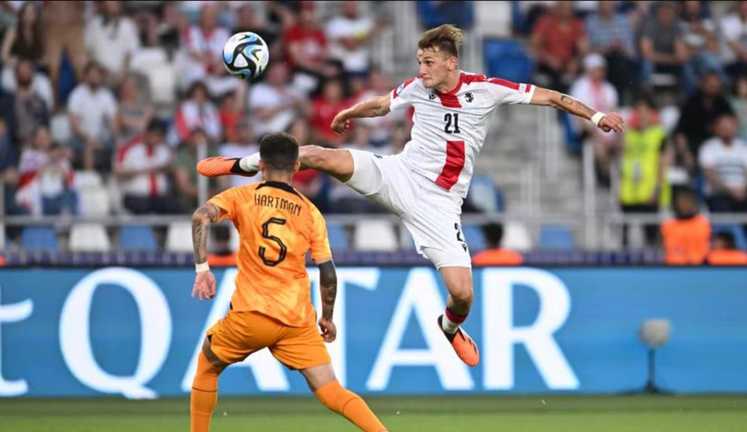 Грузія розписала нічию з Нідерландами / фото УЄФА Грузія розписала нічию з Нідерландами / фото УЄФА