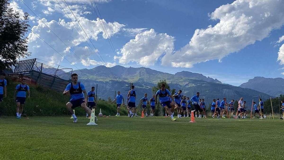 Динамо на сборах / фото