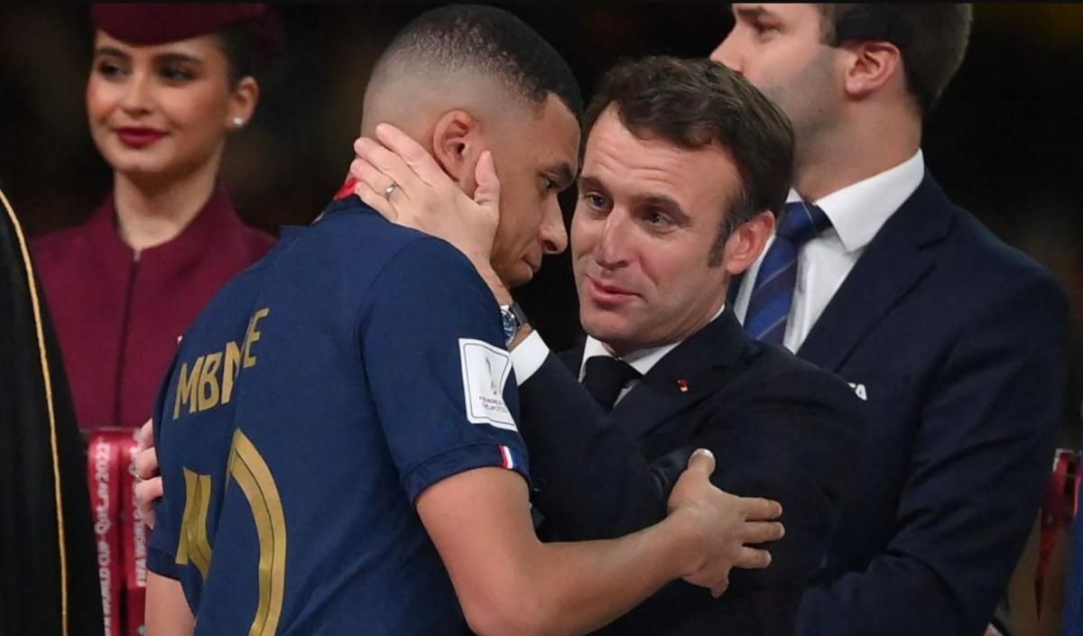Мбаппе та Макрон / фото з відкритих джерел