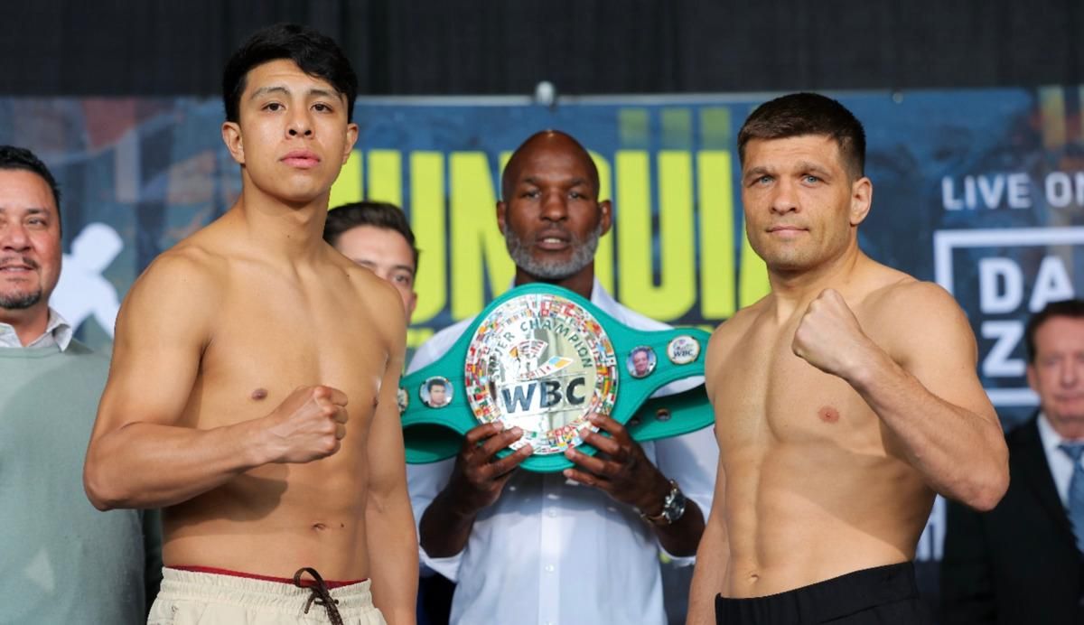 Мунгуя та Деревʼянченко / фото GoldenBoyBoxing