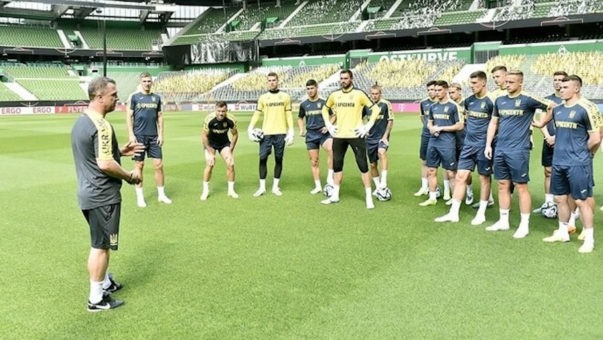 Сборная Украины готовится к игре с Германией / фото УАФ