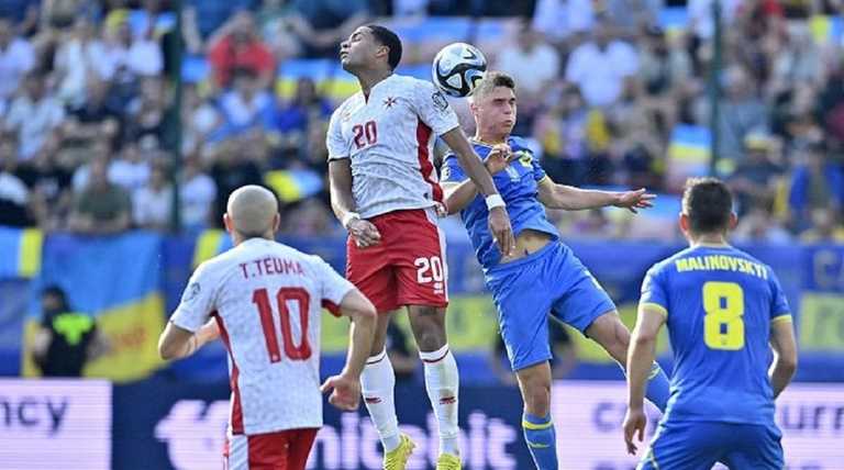 Україна мінімально обіграла Мальту / Фото Павла Кубанова Україна мінімально обіграла Мальту / Фото Павла Кубанова