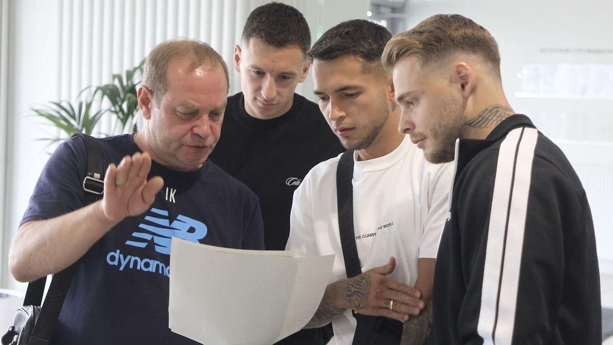 Игроки Динамо на медобследовании / фото Динамо