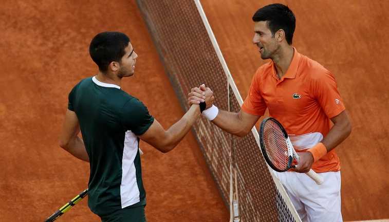 Алькарас і Джоковіч / Фото ATP Алькарас і Джоковіч / Фото ATP